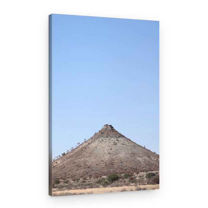 Desert Landscape With A Minimalist Composition – Canvas Print