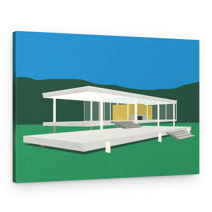 Ludwig Mies Van Der Rohe Farnsworth House – Canvas Print