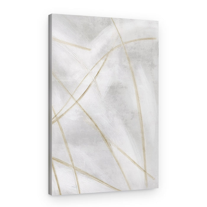 Abstract Gold Lines – Canvas Print