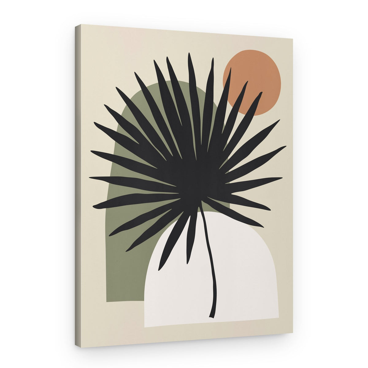 Desert Palm Arch – Canvas Print