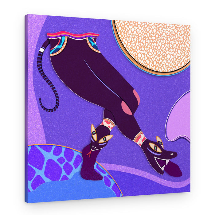 Purple Serpent Style – Canvas Print