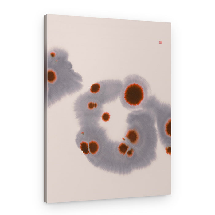 Organic Ink Bloom – Canvas Print
