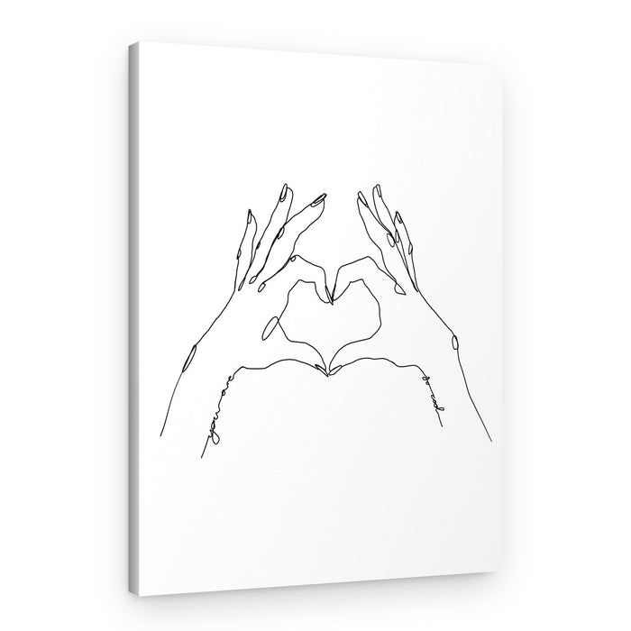 Connected Soul Hands – Canvas Print