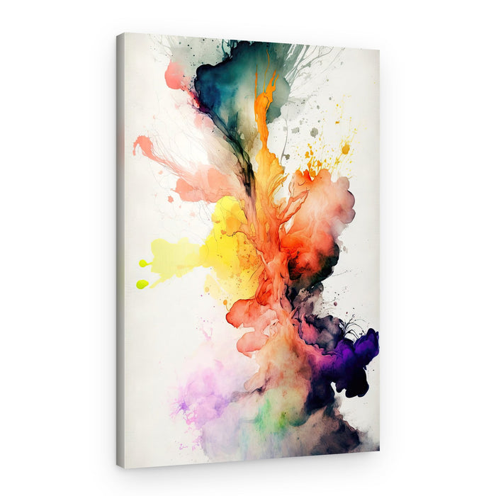 Vibrant Ink Splash – Canvas Print