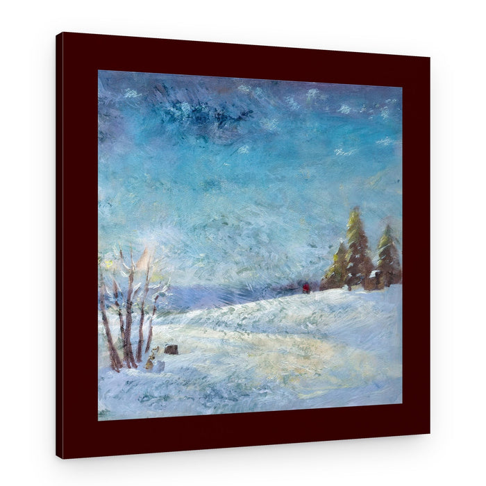 Peaceful Winter Landscape – Canvas Print