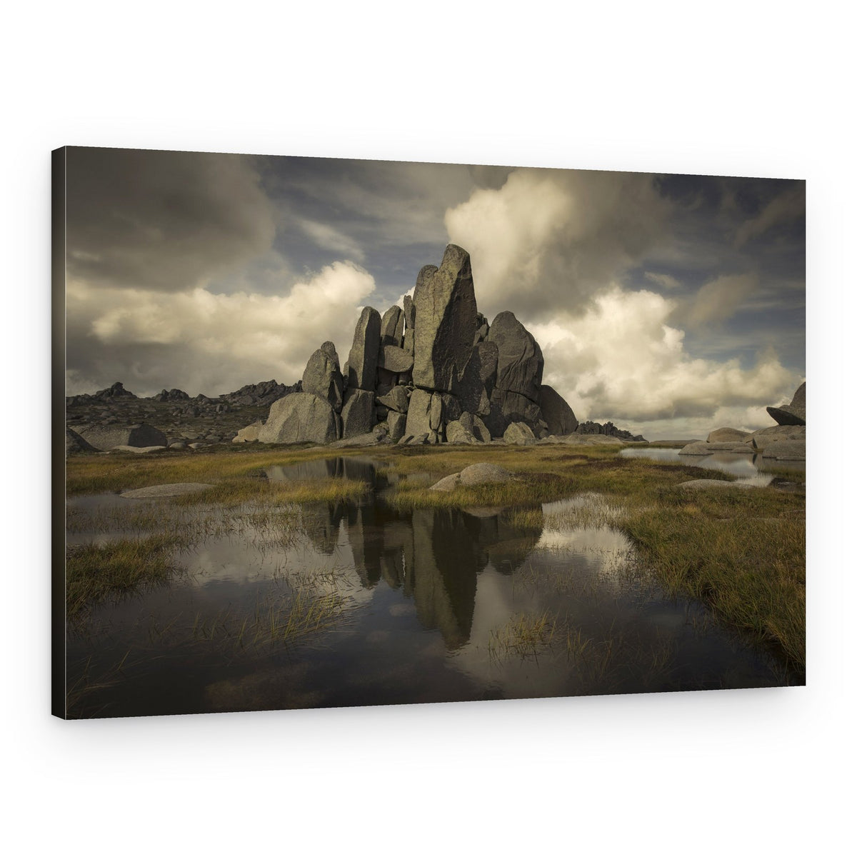 Dramatic Rock Reflections – Canvas Print