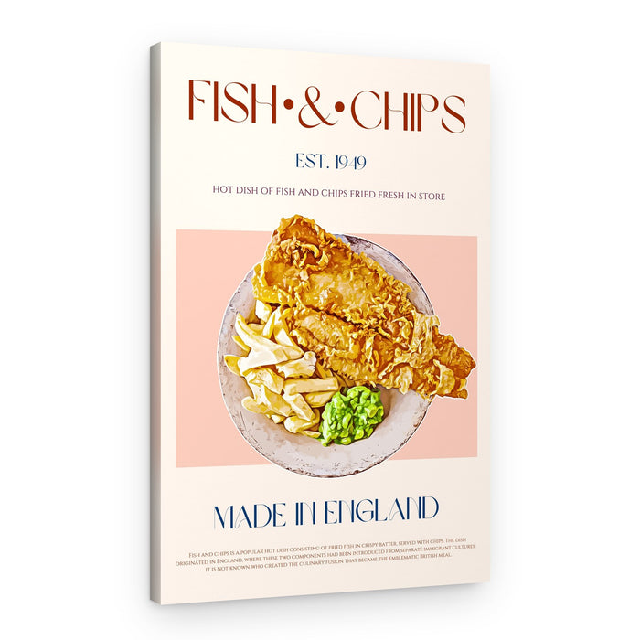 British Fish and Chips – Canvas Print