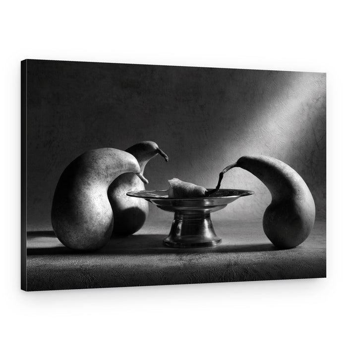 Curious Pears Still Life – Canvas Print