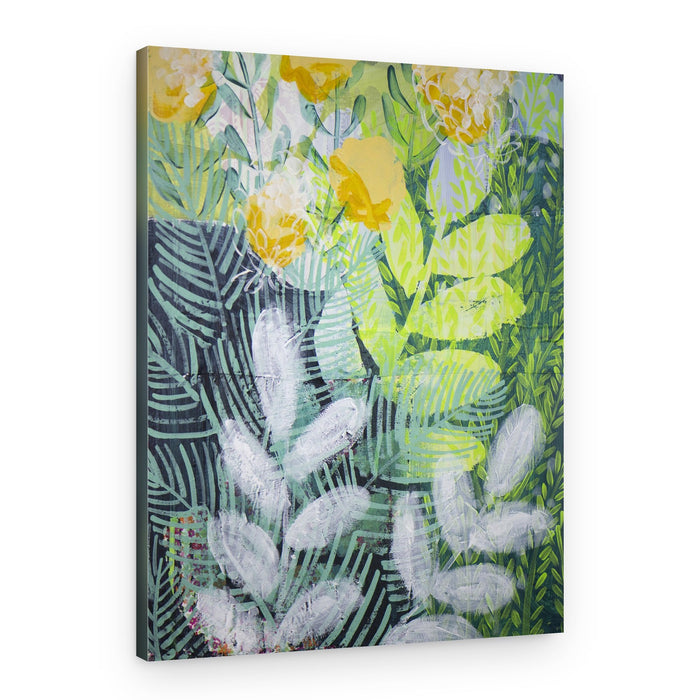 Lush Botanical Layers – Canvas Print
