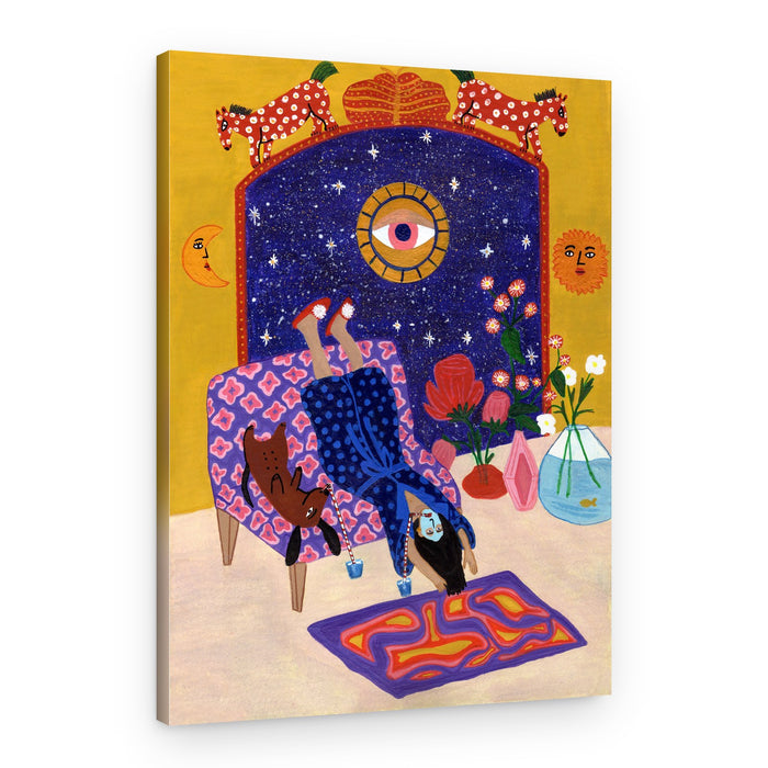 Day off from office – Canvas Print