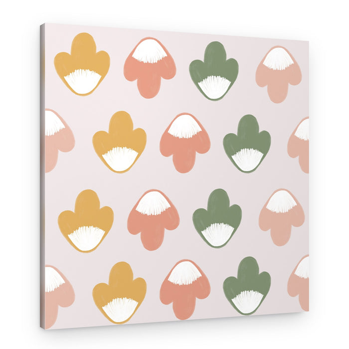 Muted Floral Pattern – Canvas Print
