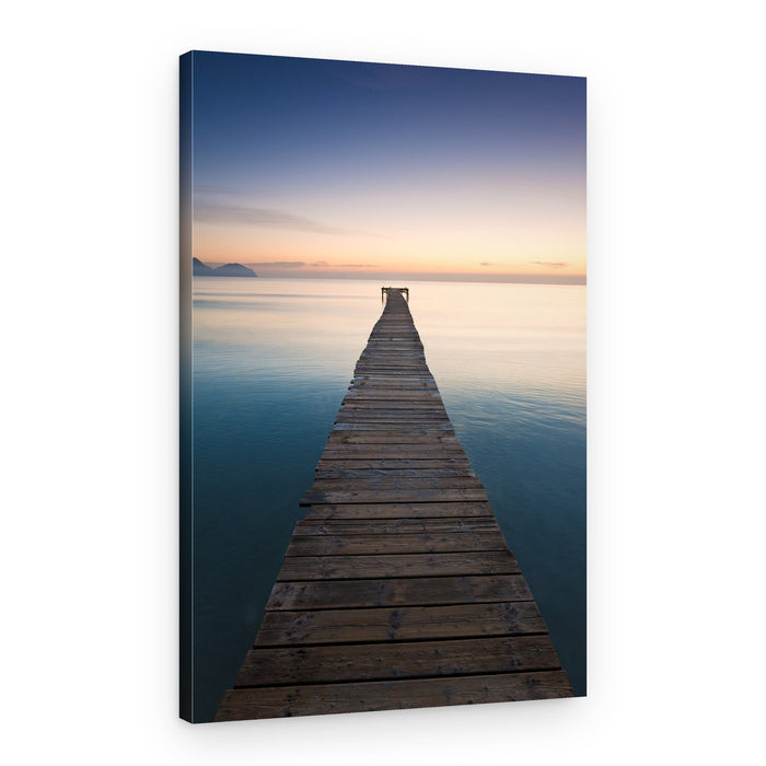 Blue Jetty – Canvas Print