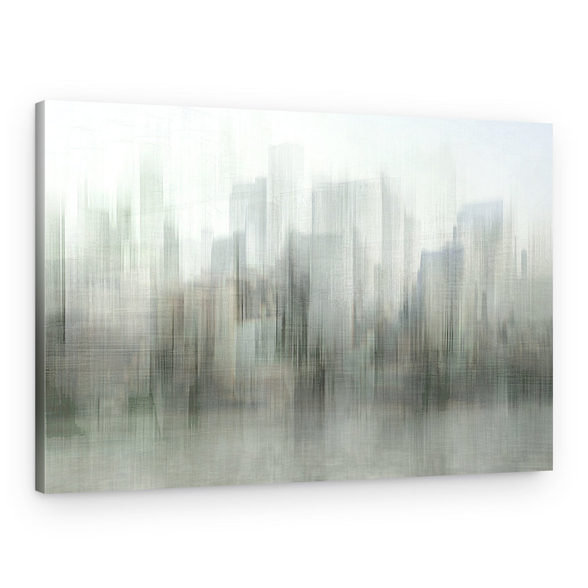 Misty City Skyline – Canvas Print