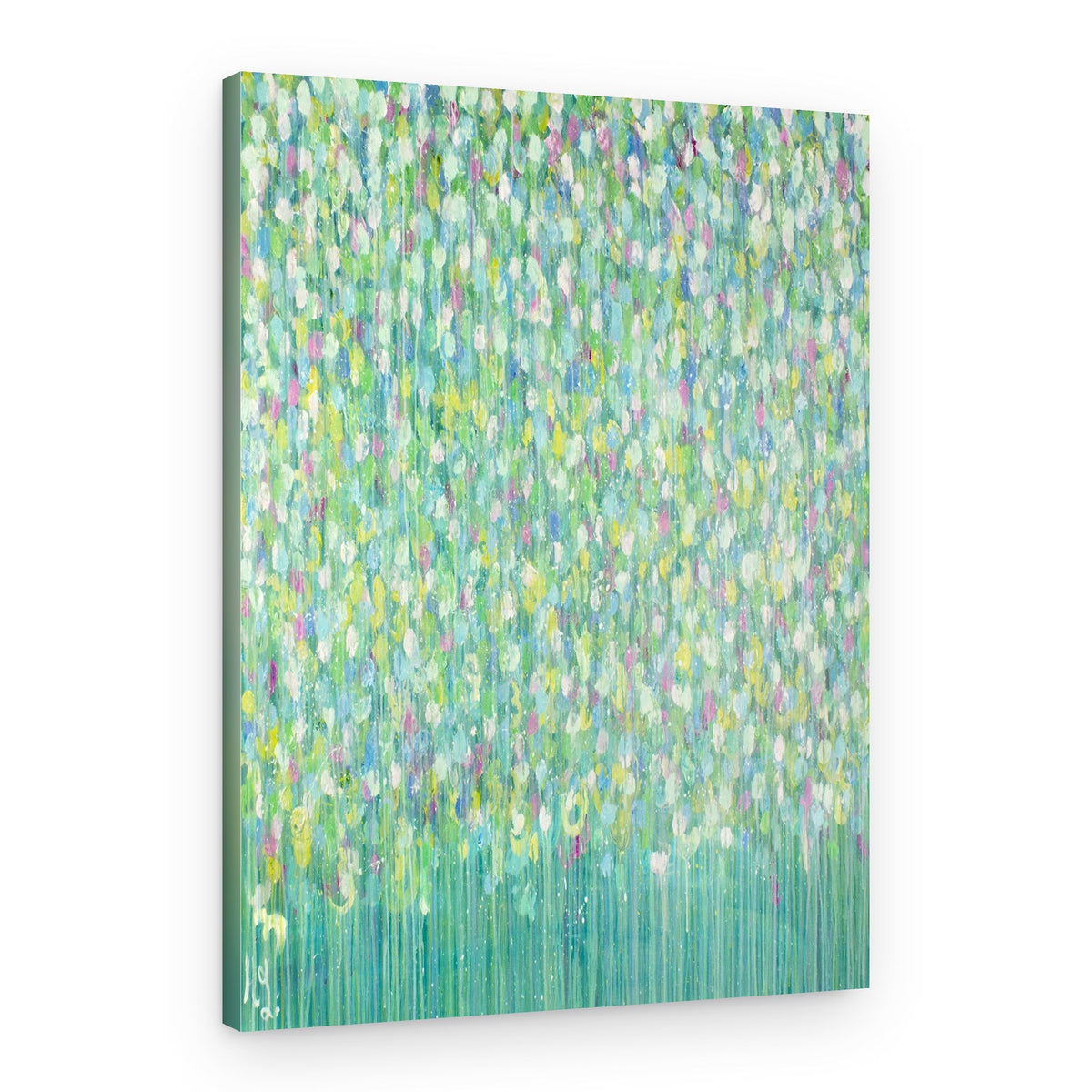 Abstract Green Garden – Canvas Print