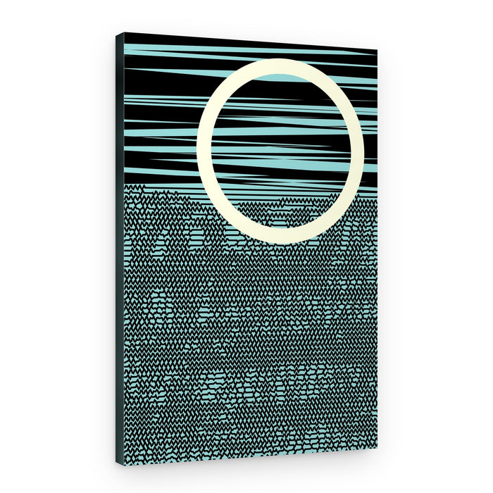 Abstract Ocean Moon – Canvas Print