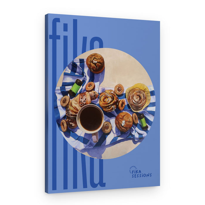 Fika Coffee and Pastries – Canvas Print