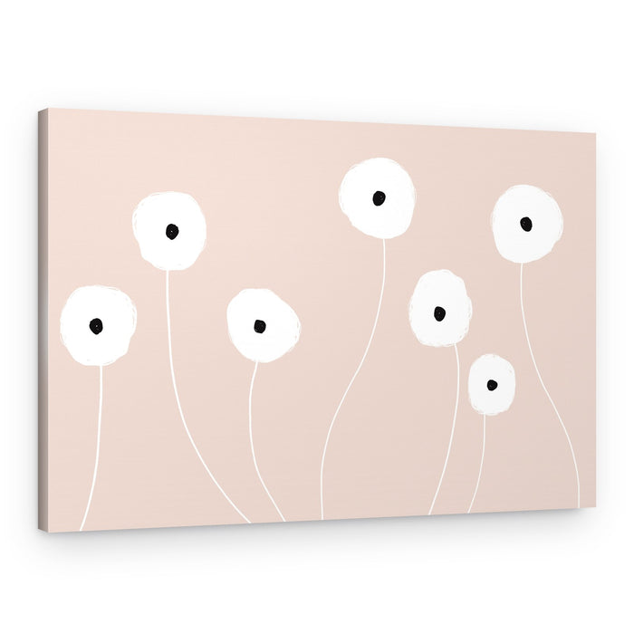 Scandi Flowers – Canvas Print