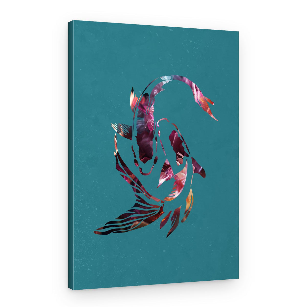 Vibrant Koi Harmony – Canvas Print