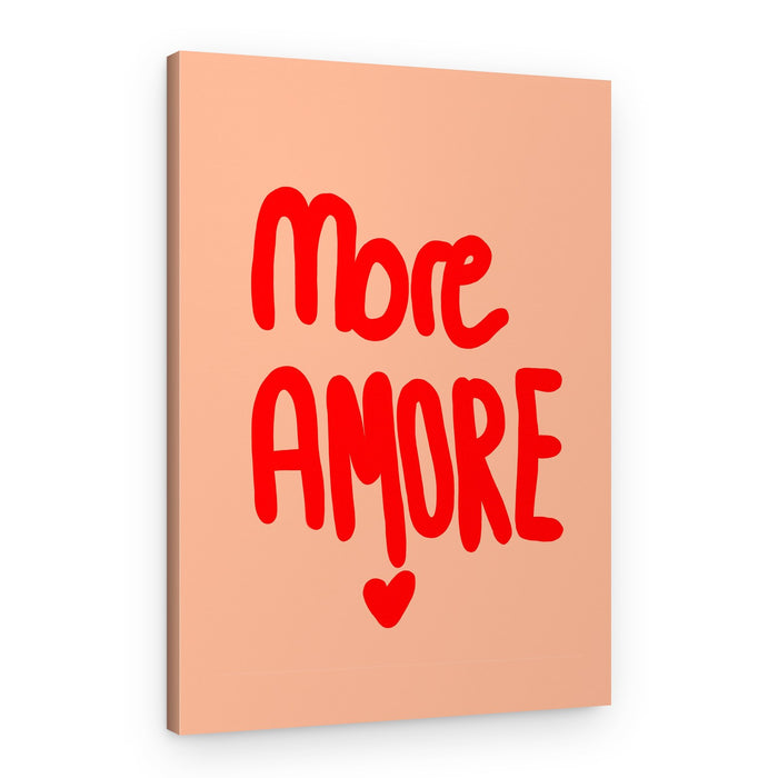 More Amore Love – Canvas Print