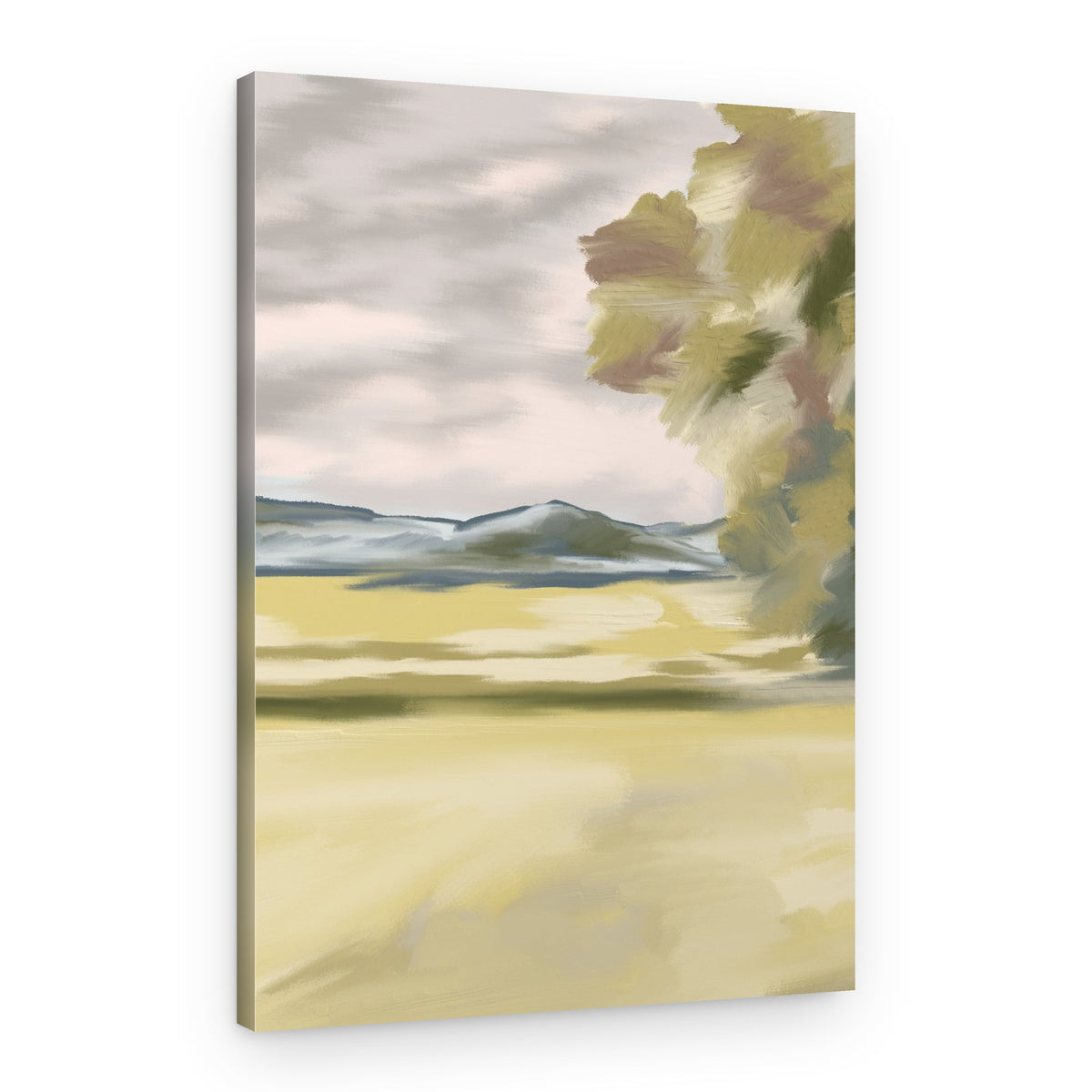 Golden Field Serenity – Canvas Print