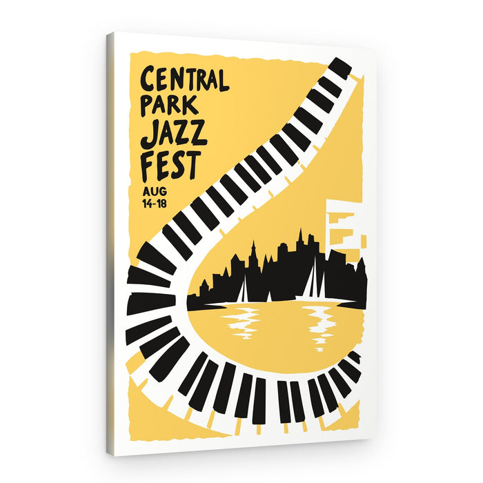Central Park Jazz Fest – Canvas Print