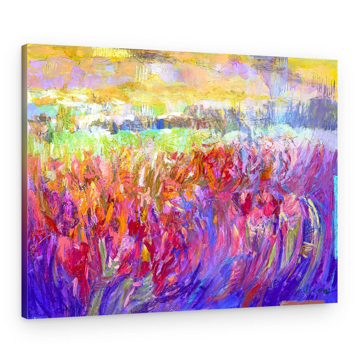 Vibrant Field Hues – Canvas Print