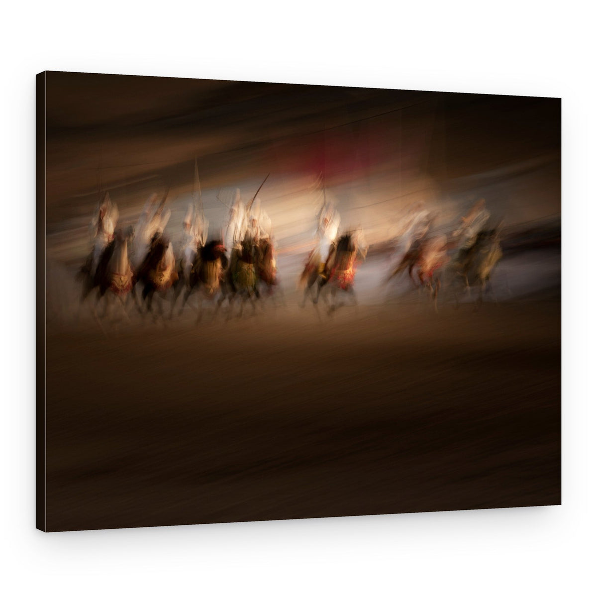 Blurred Cavalry Charge – Canvas Print