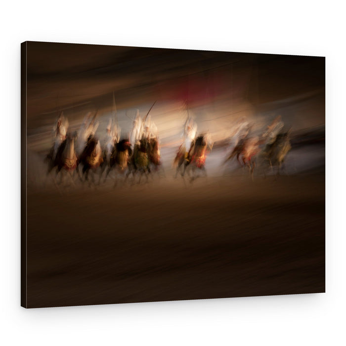Blurred Cavalry Charge – Canvas Print