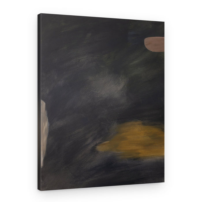 Dark Gold Abstract – Canvas Print