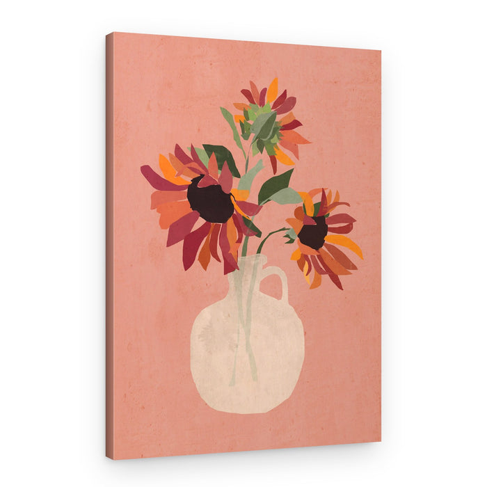 Warm Autumn Sunflowers – Canvas Print