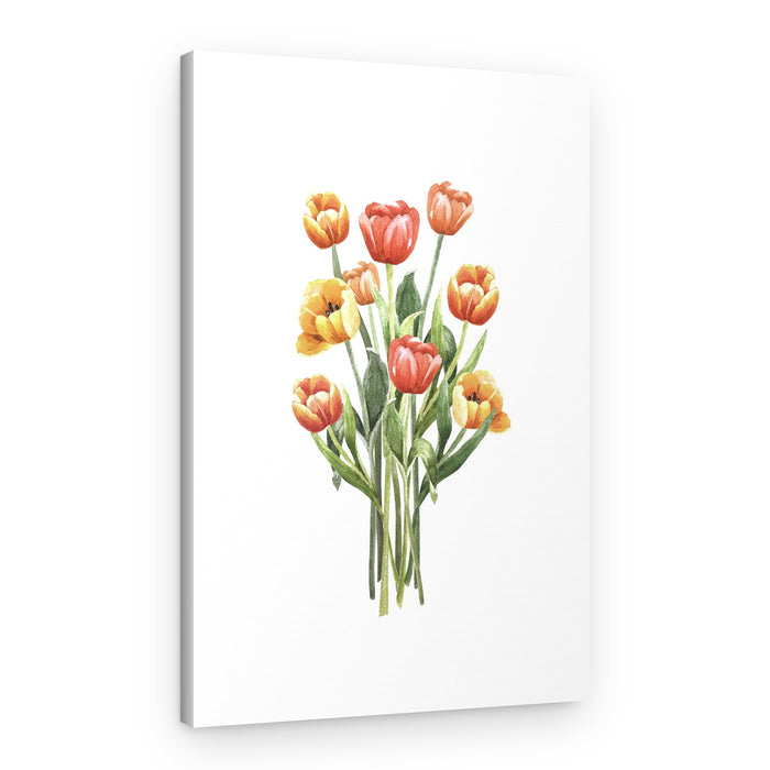 Vibrant Spring Tulips – Canvas Print