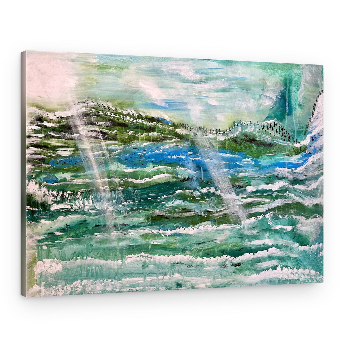 Ocean Light Waves – Canvas Print