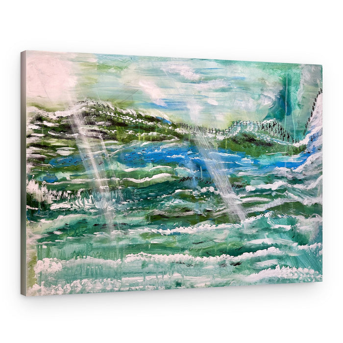 Ocean Light Waves – Canvas Print