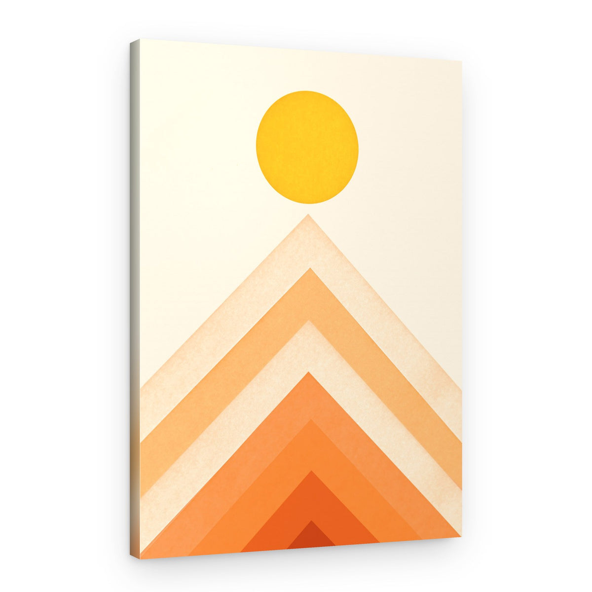 Warm Mountain Sun – Canvas Print
