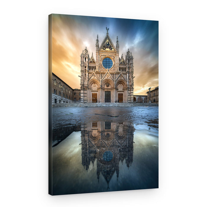 Majestic Siena Reflection – Canvas Print