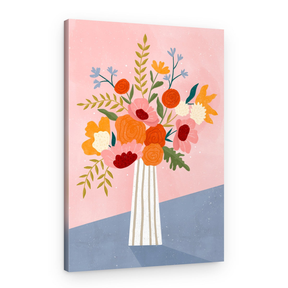 Modern Floral Arrangement – Canvas Print