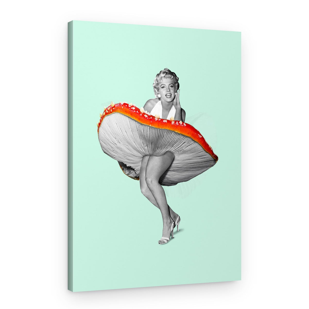 Marilyn Mushroom Skirt – Canvas Print