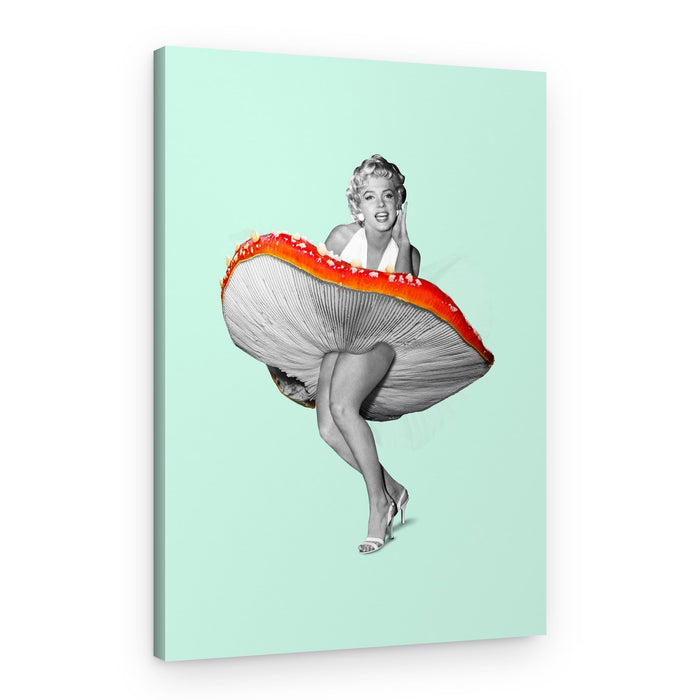 Marilyn Mushroom Skirt – Canvas Print