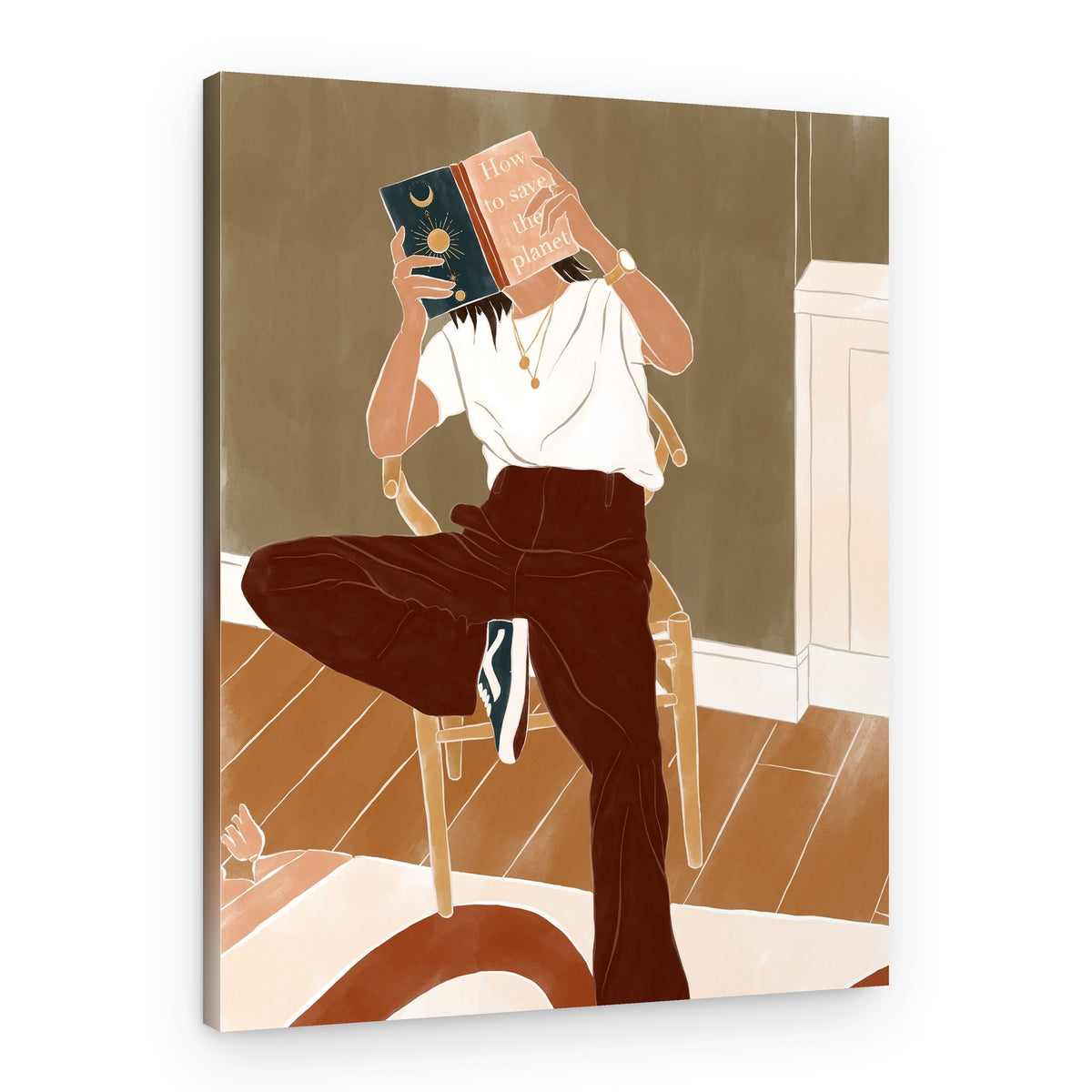 Reading For The Planet – Canvas Print