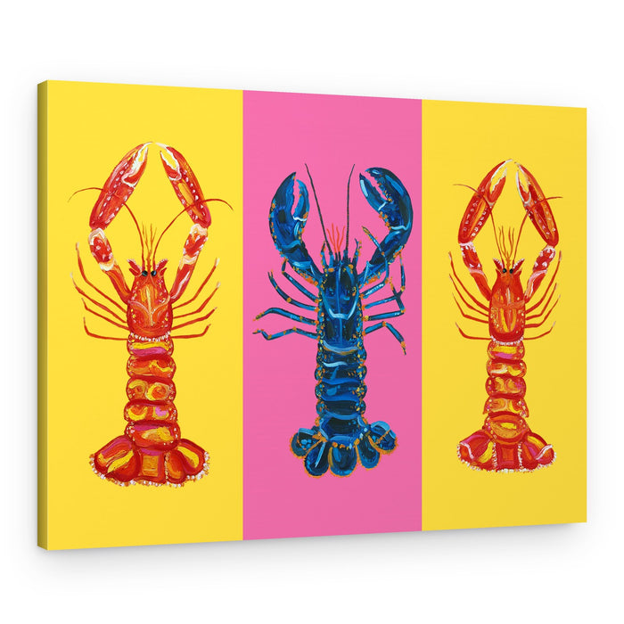 Lobster Langoustines Pop Art 2 – Canvas Print