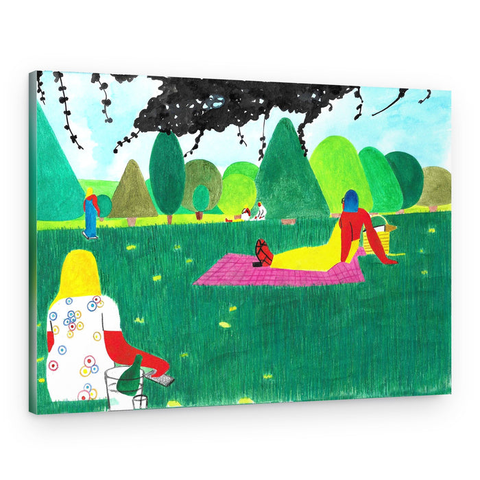 Summer Park Picnic – Canvas Print
