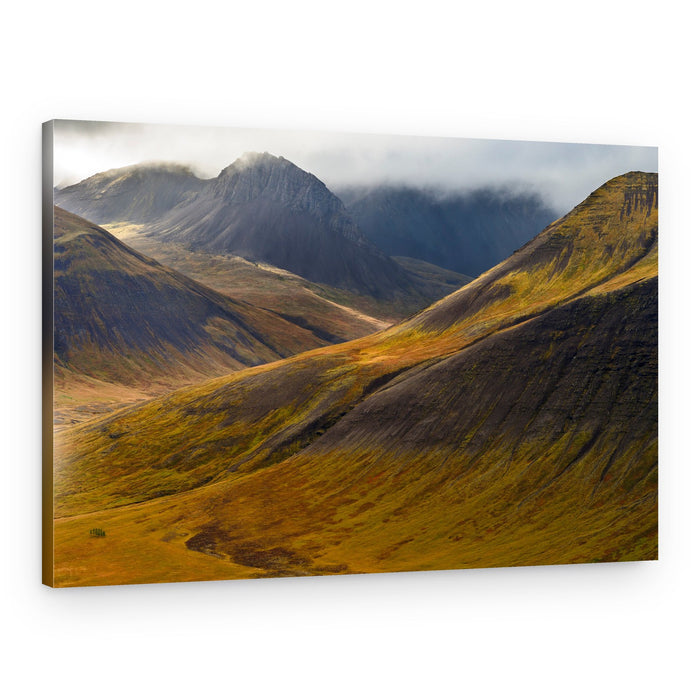 Dramatic Autumn Valley – Canvas Print