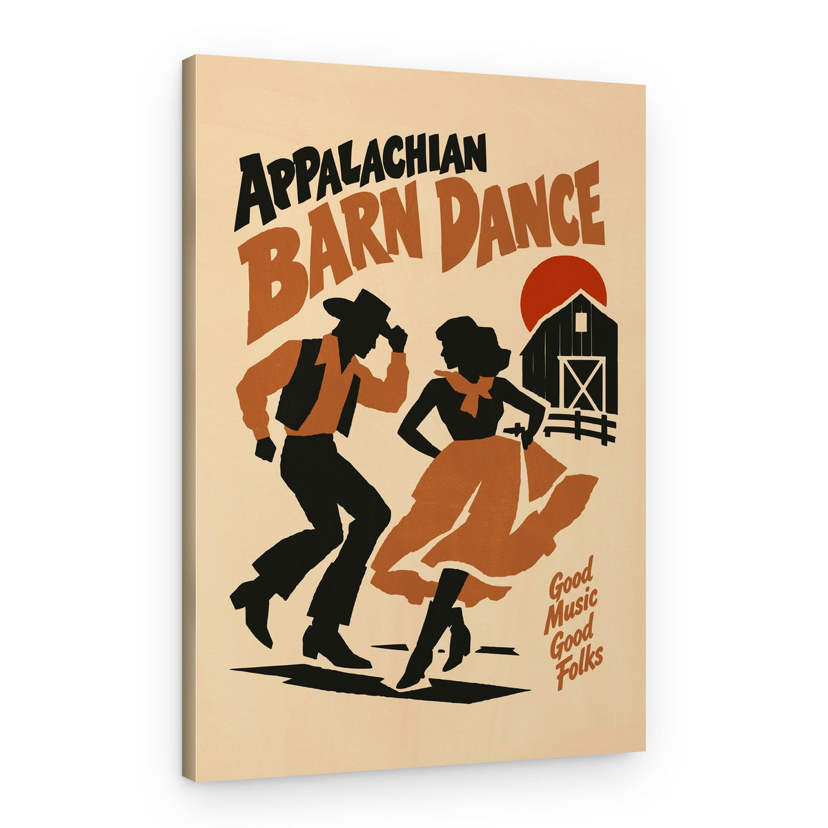 Appalachian Barn Dance – Canvas Print