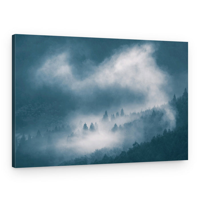 Ethereal Mountain Mist – Canvas Print