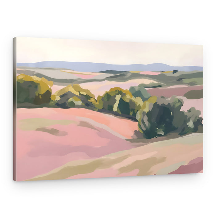 Pink Rolling Hills – Canvas Print