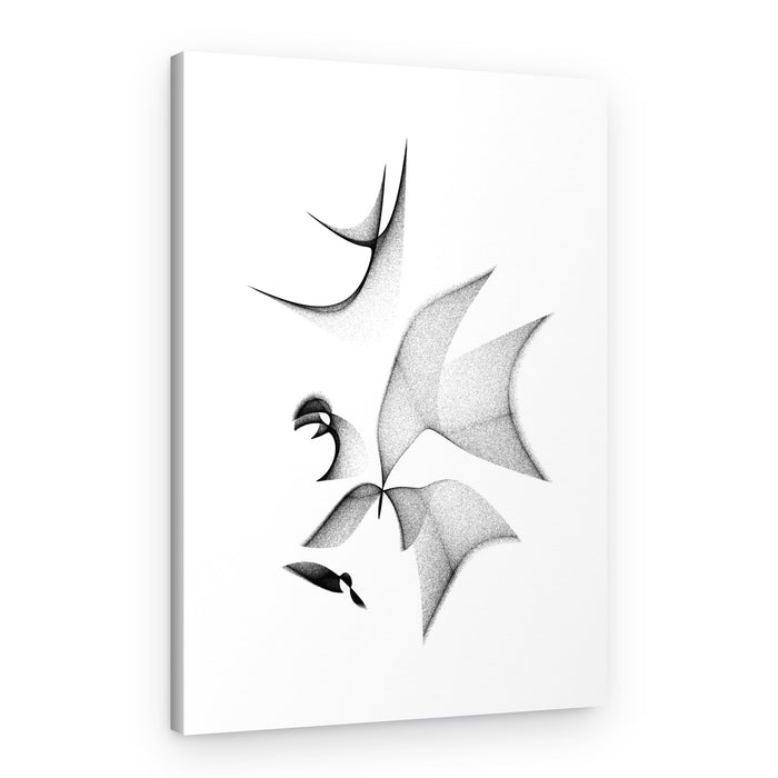 Dynamic Flowing Shapes – Canvas Print