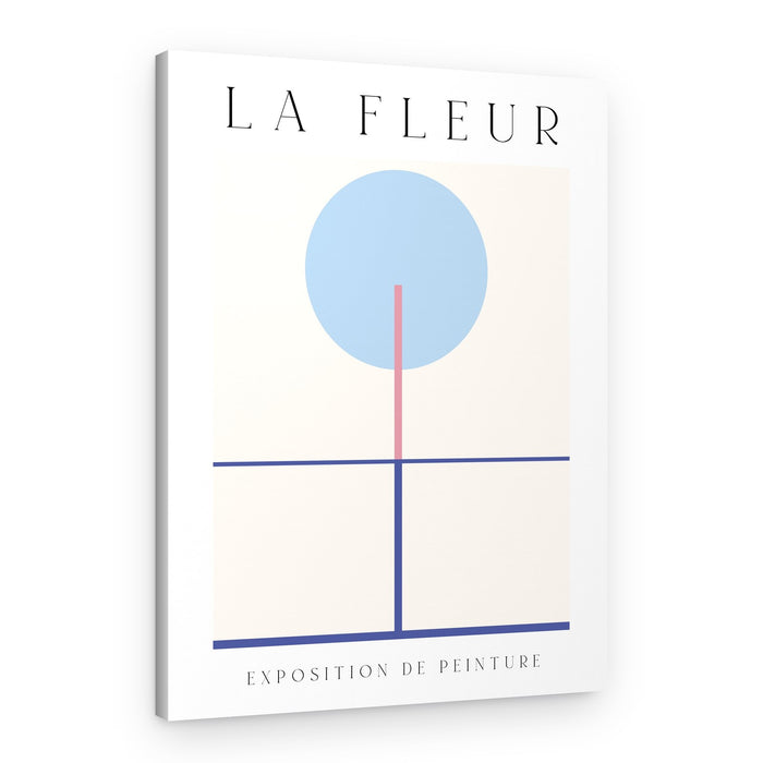 La Fleur Geometric Bloom – Canvas Print