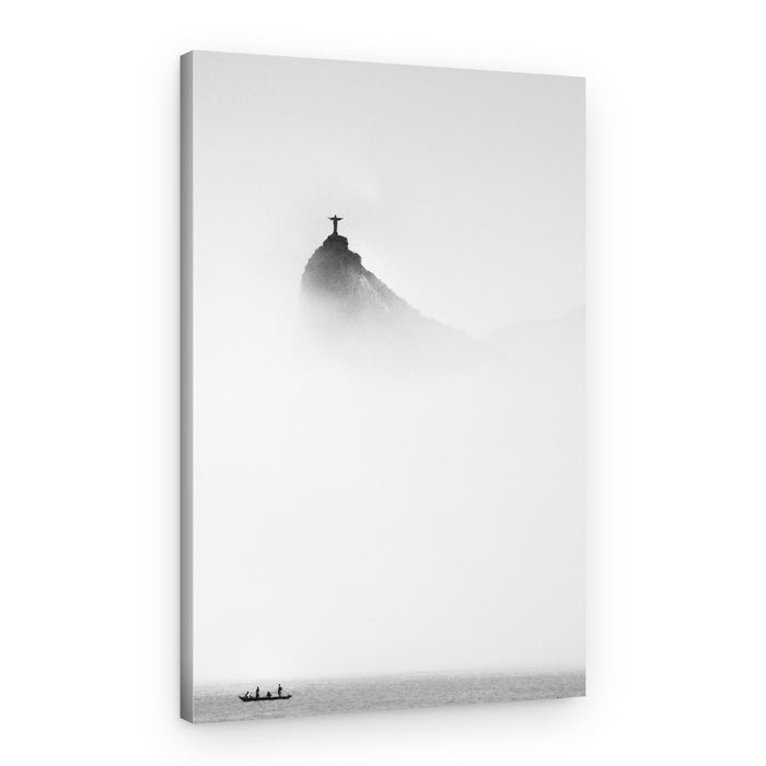 Misty Christ Redeemer – Canvas Print