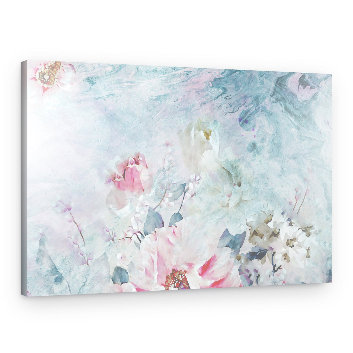Dreamy Watercolor Blooms – Canvas Print