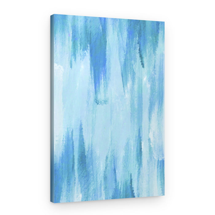 Abstract Blue Flow – Canvas Print